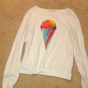 White Wildfox sweater